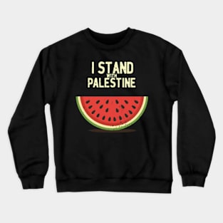 I stand with palestine Crewneck Sweatshirt